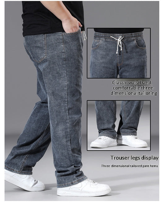 Pantalones Holgados de Cintura Elástica para Hombre Talla Grande - Image 15