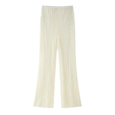 Conjunto de Blusa y Pantalón con Encaje Puntillado - Image 25