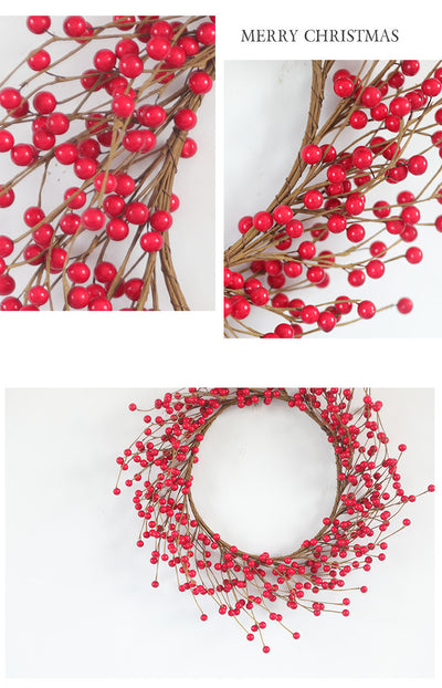 Guirnalda Navideña de Piñas de Pino - Decoración Colgante para Puerta y Árbol - Image 10