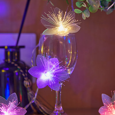 Guirnalda de Luces LED con Fibra Óptica Floral Intermitente para Bodas - Image 3
