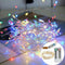Guirnalda de Luces LED Cobre Blanco Cálido con Control Remoto para Decoración