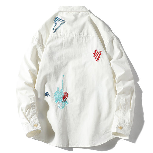 Camisa de Manga Larga con Solapa para Hombre - Image 5