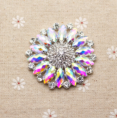 Ornamento Girasol Brillante con Cristales de Colores para Personalizar - Image 17