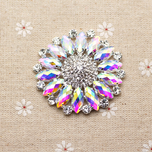Ornamento Girasol Brillante con Cristales de Colores para Personalizar - Image 17