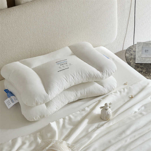 Almohada Alta de Algodón Lavable con Protección Antibacteriana - Image 5