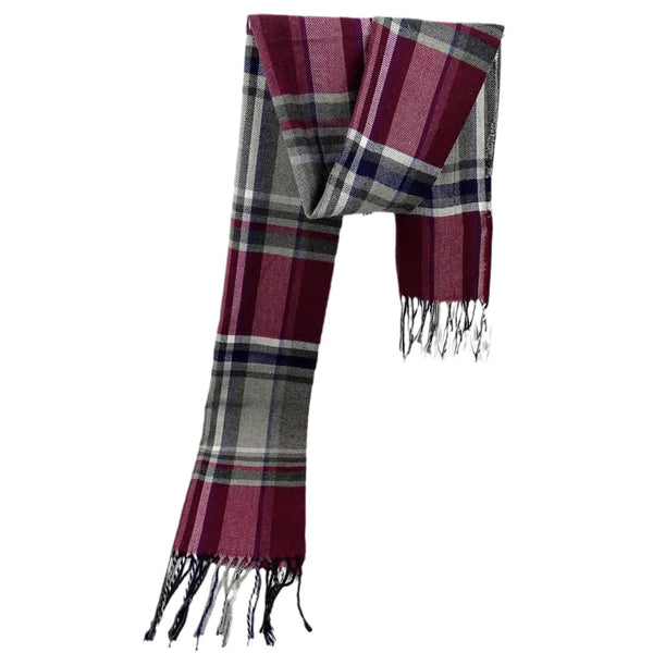 Bufanda Reversible a Cuadros para Hombre - Estilo Versátil