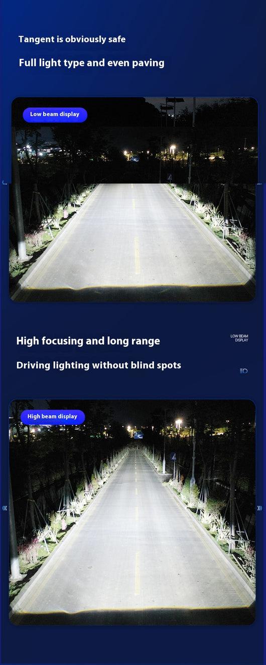 Faro LED Automotriz 120W de Alta Potencia con 9 Perlas y Doble Tubo de Cobre - Image 10