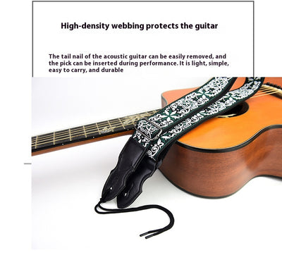Correa de Guitarra de Cuero Artesanal - Diseño Personalizado para Guitarra Acústica y Eléctrica - Image 18