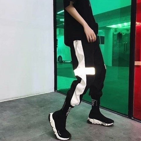 Pantalones Hip-Hop Sueltos Casual de Moda - Image 10