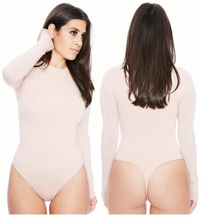 Body Manga Larga Ajustado Sexy para Mujer - Image 6