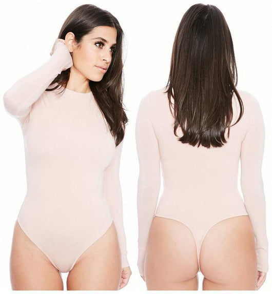 Body Manga Larga Ajustado Sexy para Mujer - Image 6
