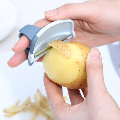 Pelador Multiusos 5 en 1 para Verduras y Frutas - Rallador y Cortador de Precisión