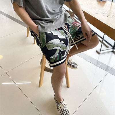 Shorts Estilo Hip Hop con Estampado Floral - Image 3