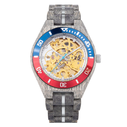 Reloj Mecánico de Madera Infected Gris con Correa Ajustable - Image 14