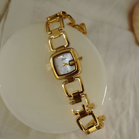 Reloj Pulsera Mujer Elegante Diseño Retro Minimalista