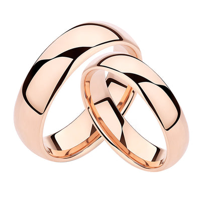 Anillo de Oro 18K Liso para Hombre y Mujer - Oro Rosa y Multicolor - Image 10