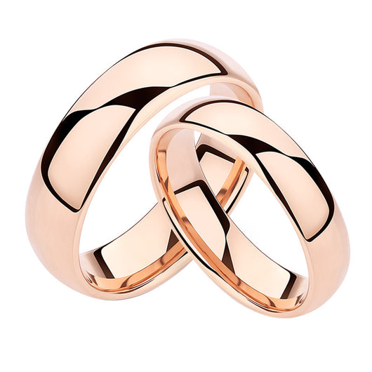 Anillo de Oro 18K Liso para Hombre y Mujer - Oro Rosa y Multicolor - Image 10