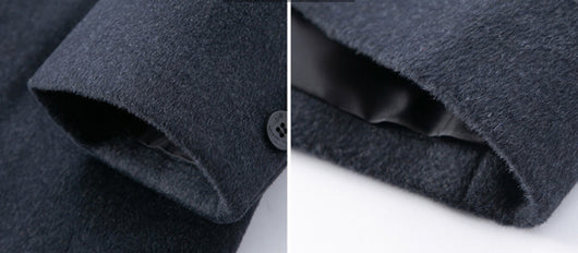 Abrigo Tipo Trinchera de Lana para Hombre - Estilo Ejecutivo - Image 15