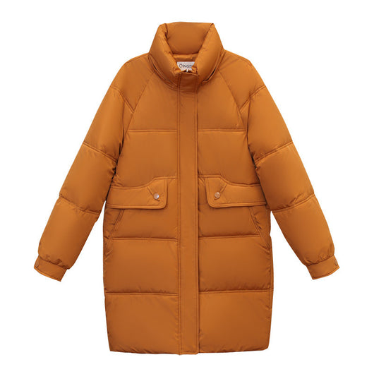 Abrigo Acolchado con Plumón y Capucha - Chaqueta de Algodón Elegante - Image 6