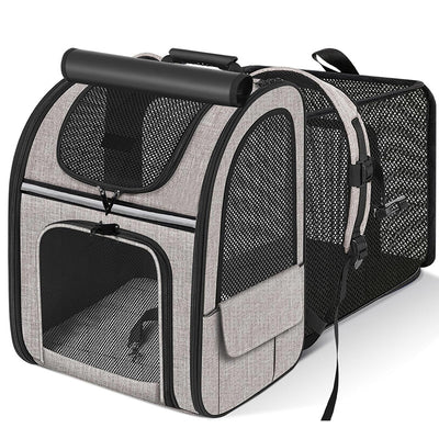 Mochila Transportadora para Gatos con Bolsa Extensible - Image 7