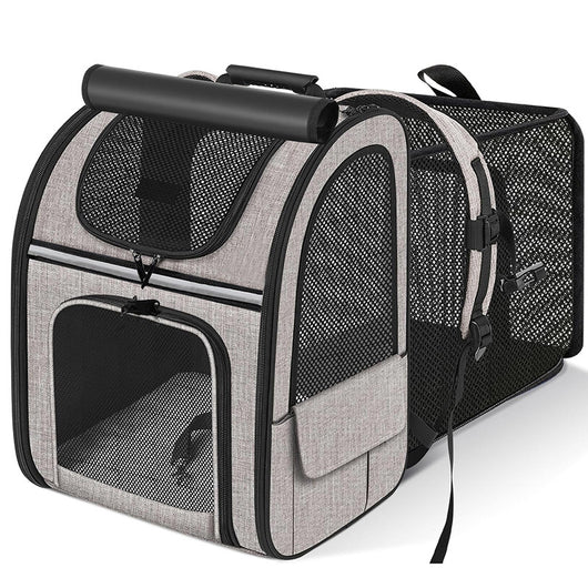 Mochila Transportadora para Gatos con Bolsa Extensible - Image 7