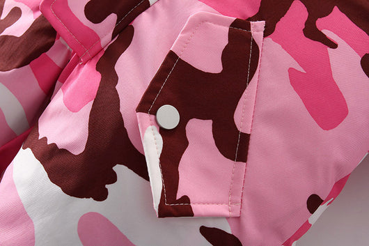 Traje de Esquí Impermeable para Niños con Cuello de Piel - Image 18