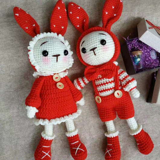 Kit Completo Muñeca Conejo Amigurumi - Lana y Accesorios para Crochet - Image 42