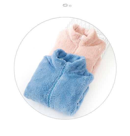 Abrigo Acolchado Forrado en Polar para Padres e Hijos - Image 18