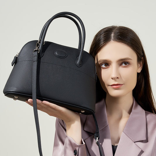 Bolsa de Cuero Legítimo Versátil para Mujer