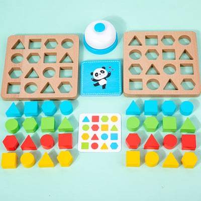Juego de Batalla con Bloques de Formas Geométricas - Image 8