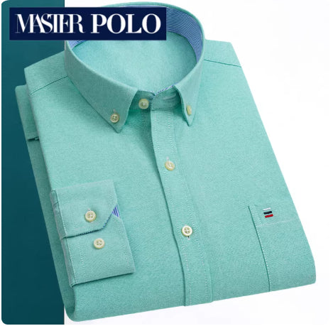 Camisa de Cuadros Manga Larga 100% Algodón para Hombre - Image 5
