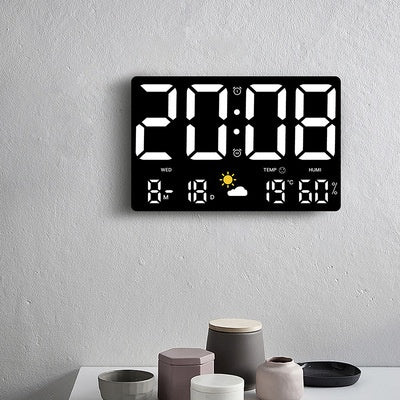 Reloj Despertador LED Inteligente con Control de Voz y Calendario - Image 26