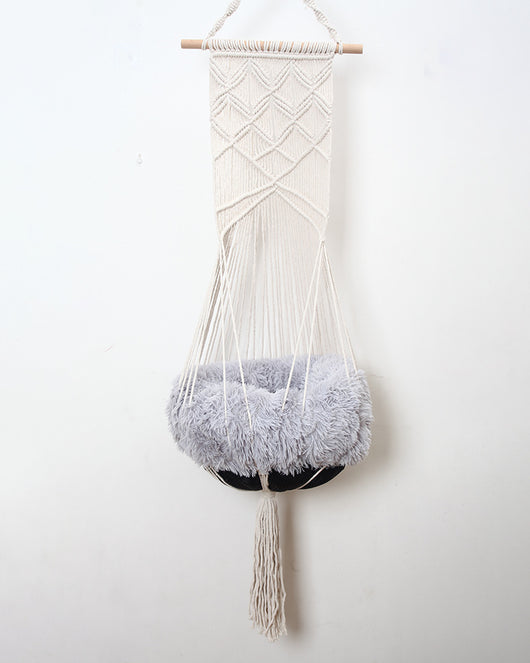 Columpio Macramé Artesanal para Mascotas - Disponible en Cuatro Estaciones - Image 14