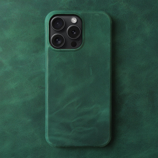 Funda para Teléfono Cuero Crazy Horse con Patrón Aplicado - Image 9