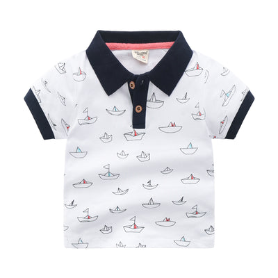 Polo Infantil de Manga Corta con Cuello - Image 7