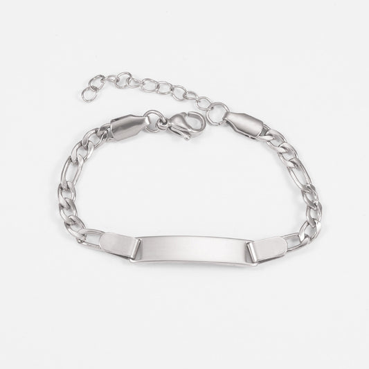 Pulseras y Anillos Infantiles Acero Inoxidable Estilo Europeo
