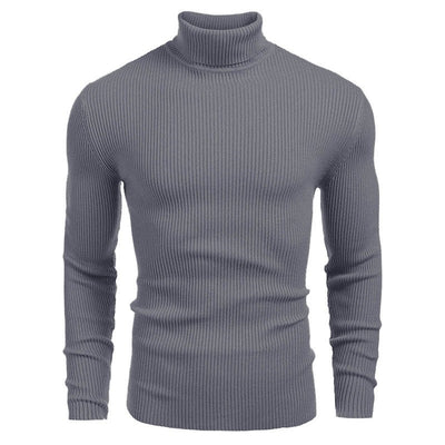 Suéter de Cuello Alto para Hombre - Otoño e Invierno - Image 14