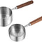 Cucharón Medidor para Alimento de Mascotas Acero Inoxidable 304 con Mango de Madera