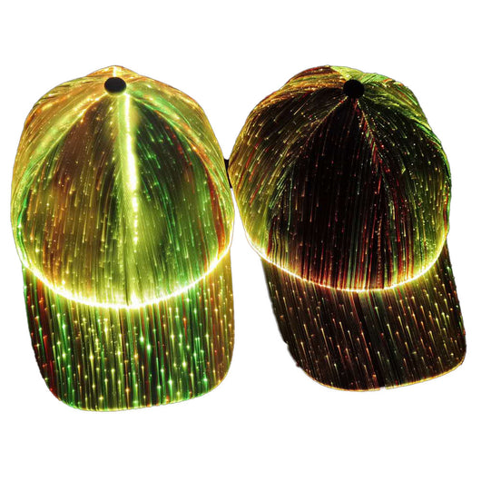 Gorro LED Luminoso de Fibra Óptica para Actividades Nocturnas - Image 6
