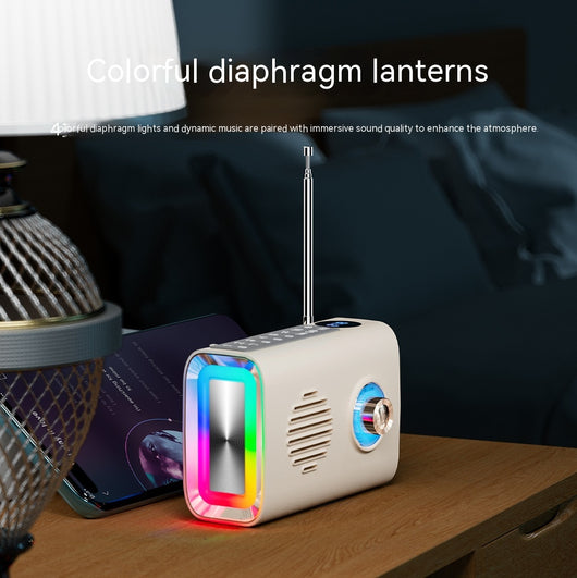Reproductor Portátil Bluetooth con Radio FM y Almacenamiento USB