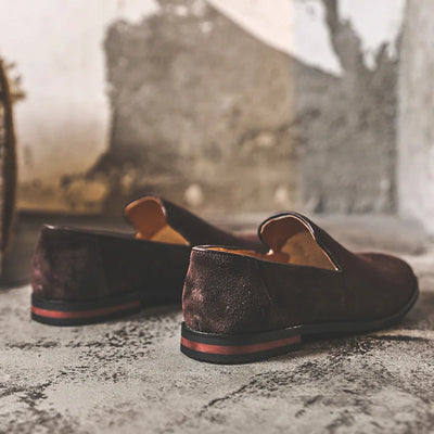 Zapatos de Ante para Hombre Punta Aguda Estilo Británico Versátil - Image 19