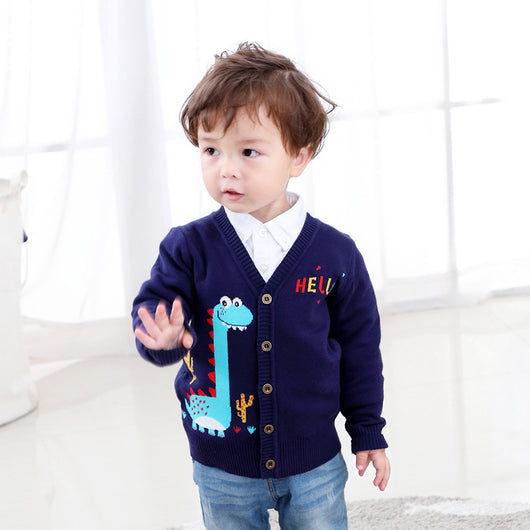 Cardigan Tejido Versátil para Niño - Diseño Clásico Multiuso - Image 5