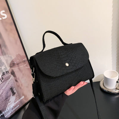 Bolso Bandolera Cuadrado Pequeño de Fieltro para Mujer - Image 12