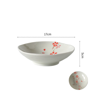 Plato de Cerámica Decorativo con Diseño Floral para el Hogar - Image 6