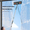 Limpiador de Ventanas con Varilla Extensible y Cuchilla Ajustable