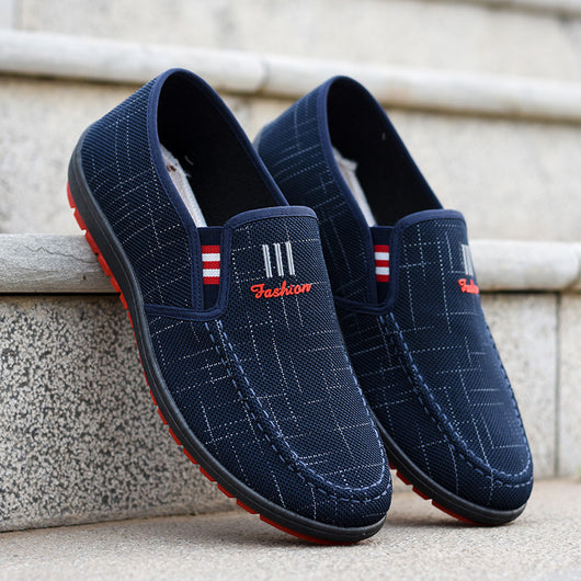 Zapatos de Lona Casual Estilo Pekín Antiguo Transpirables