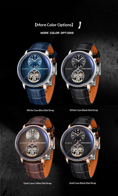Reloj Automático Tourbillon de Lujo para Hombre con Esfera Luminosa - Image 11