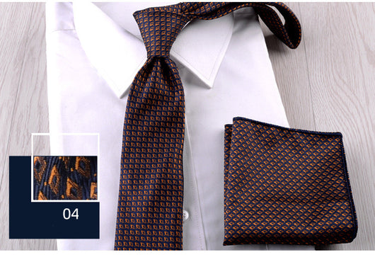 Combo Corbata y Pañuelo de Bolsillo para Hombre Profesional - Image 5
