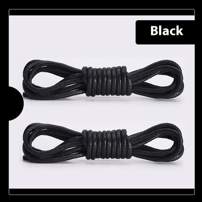 Cordones de Bota de Cuerda Encerada Redonda para Zapatos de Cuero - Un Par - Image 3