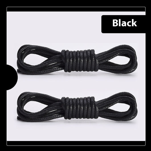 Cordones de Bota de Cuerda Encerada Redonda para Zapatos de Cuero - Un Par - Image 3